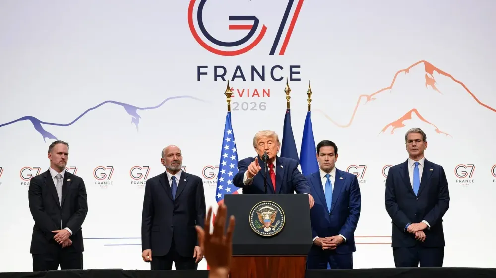 Trump defiende su acuerdo con Irán en el G7 y evoca un colapso bursátil como el de 1929 imagen del post