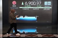 Las acciones asiáticas caen mientras el choque del petróleo en Medio Oriente sacude la región
