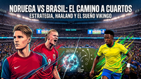¿Qué debe hacer Noruega para clasificar frente a Brasil? imagen del post