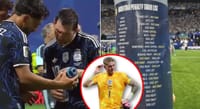 Jordan Pickford tenía un “acordeón” de penales de Argentina que se quedó sin usar imagen del post