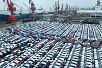 Las exportaciones de autos de China superan el millón de unidades en un mes por primera vez