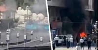 Explotan bombas cerca del Hotel donde se encuentra Macron, Presidente de Francia, en Siria imagen del post
