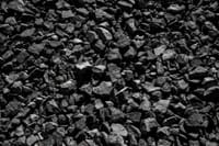 Black and white close-up of textured rocks, showcasing natural detail and contrast.