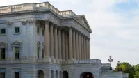 A stunning view of the US Capitol Building showcasing its architectural grandeur in Washington DC.