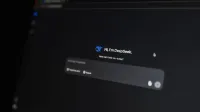 Close-up of an AI-driven chat interface on a computer screen, showcasing modern AI technology.
