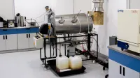 State-of-the-art laboratory machinery and equipment in an industrial research environment.
