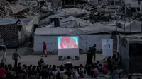 Niños en Gaza entre escombros y campamentos miran películas animadas gracias a Little Wings Cinema imagen del post