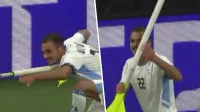 Polémica por festejo de gol de un jugador de Israel: Fue expulsado por ¿simular un disparo? imagen del post