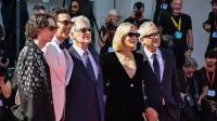 Cate Blanchett, Alfonso Cuarón, Sacha Baron Cohen, etc at Disclaimer (TV series) premiere at Venice International Film Festival