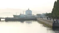 Frente al mar de Wonsan, Corea del Norte