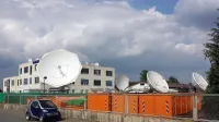 Centro de operaciones de red en Griesheim, Alemania de Hughes Europe