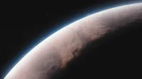 El concepto de este artista muestra cómo podría ser el exoplaneta WASP-17 B.