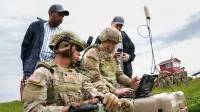 Indiana’s 76th Brigade train on Switchblade 600 at Camp Atterbury
