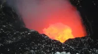 The lava lake in Santiago crater, Masaya volcano, Nicaragua on November 20, 2017. Credit: Peter Lafemina / Penn State. All Rights Reserved.Expand · The lava lake in Santiago crater, Masaya