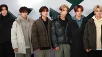 ENHYPEN at Kolon Sport's 50th founding anniversary campaign 'EVERGREEN ENERGY' in October 2023