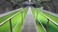 Waterworks in Onkalo spent nuclear fuel repository.