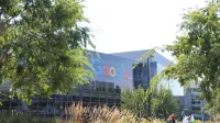 Una fotografía tomada fuera de la sede de Google en Mountain View, California