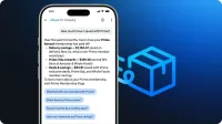 Alexa for Shopping chat showing Prime savings breakdown over 12 months with delivery, rewards, and deals totals
