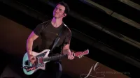 Kevin Jonas of the Jonas Brothers performing at Red Rocks Amphitheater on September 5, 2021.