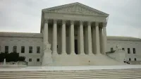 El frente del edificio de la Corte Suprema de los Estados Unidos