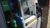 A gas pump at a Thorntons
