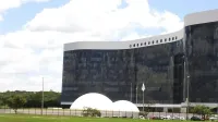 Edifício-sede do Tribunal Superior Eleitoral, em Brasília, inaugurado em dezembro de 2011.