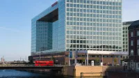 The iconic Der Spiegel building in Hamburg, showcasing modern architecture.