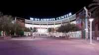 US Airways Center, sede del equipo de baloncesto NBA de Phoenix Suns, ubicado en el centro de Phoenix, Arizona.