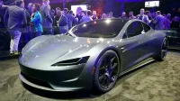 Prototipo Tesla Roadster 2020 en el evento de lanzamiento en noviembre de 2017