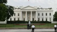 La Casa Blanca del lado norte - julio de 2012.