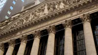Fragmento de la Fachada de la Bolsa de Valores de Nueva York