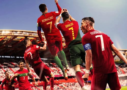 ¡Histórico! Cristiano Ronaldo primer jugador en marcar en 6 Mundiales imagen del post