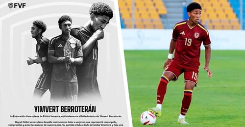 Yimvert Berroterán: Futbolista de la selección murió en los terremotos de Venezuela imagen del post