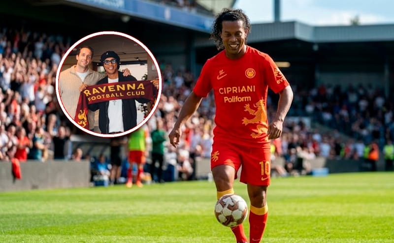 Ronaldinho sale del retiro y ficha con un equipo de Italia a los 46 años imagen del post