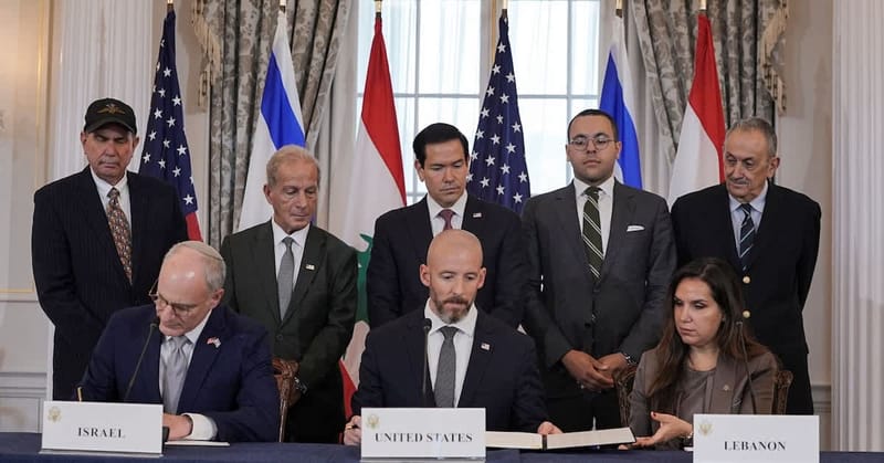Israel, Líbano y EE. UU. alcanzan acuerdo marco en Washington, pero el mismo día Netanyahu anuncia que no se retirarán imagen del post