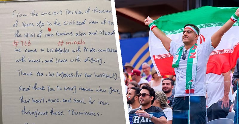 Irán deja emotivo mensaje de despedida en Los Ángeles. Pero podrían Regresar imagen del post