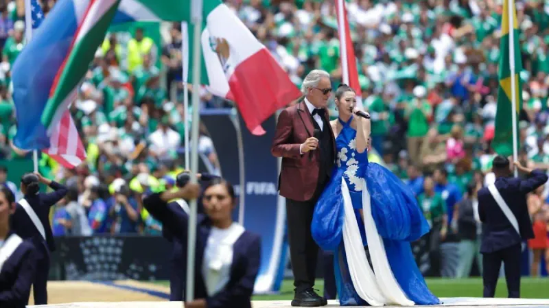 Bocelli, Bryan Adams y Diplo encendieron los tres países anfitriones la noche antes del pitazo del Mundial 2026 imagen del post