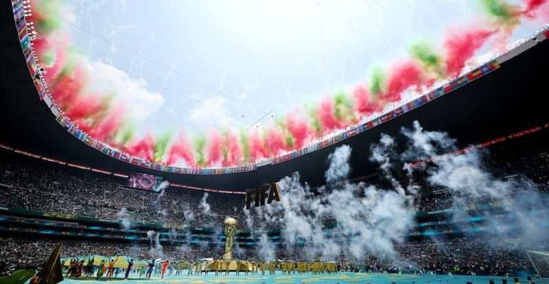 Inauguración del Mundial en México superó a la del Super Bowl y por mucho imagen del post