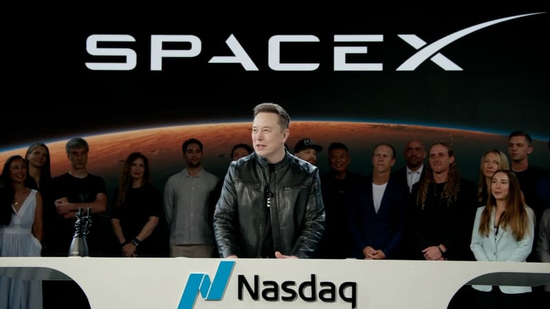 SpaceX rebasa los 2 billones en su debut en Nasdaq y convierte a Musk en el primer billonario del mundo imagen del post