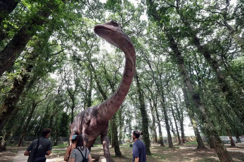 Terra Núblar abre en Lugo con 23 dinosaurios que llegaron rodeando África por Ormuz imagen del post