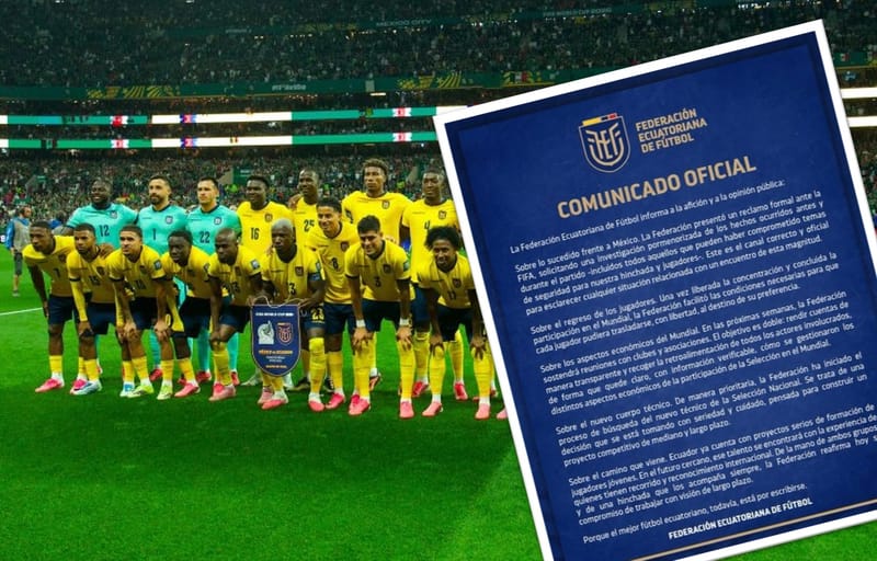 Ecuador exige a FIFA una investigación por supuestas amenazas sufridas antes de jugar contra México imagen del post