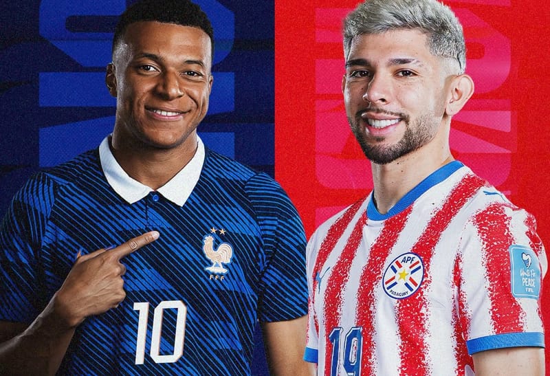 Francia vs Paraguay: Cómo llegan a 8vos y antecedentes imagen del post