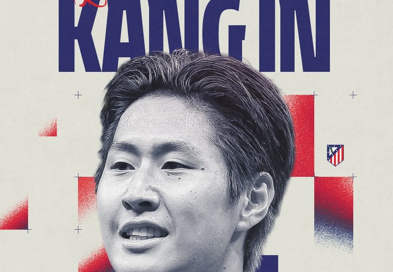 Atlético de Madrid anuncia el fichaje del surcoreano Kang in Lee imagen del post