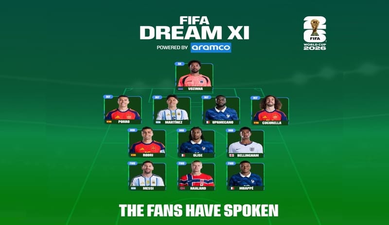 Este es el XI ideal del Mundial 26: Con Vozinha y sin Julián Quiñones imagen del post