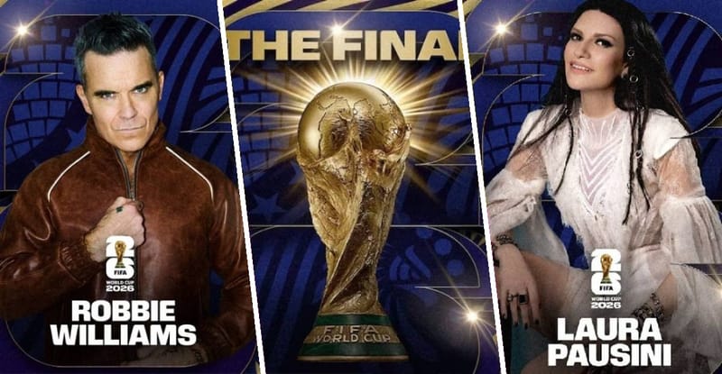 Así será la ceremonia de clausura del Mundial 26: Robbie Williams, Laura Pausini ¿y quiénes más? imagen del post