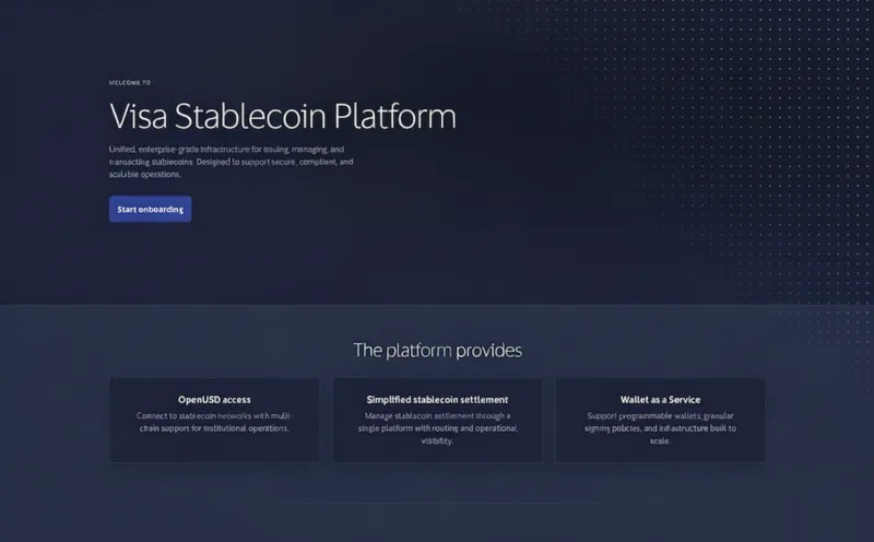 Visa lanza su plataforma de stablecoins para bancos y fintechs: arranca en beta y con OUSD imagen del post