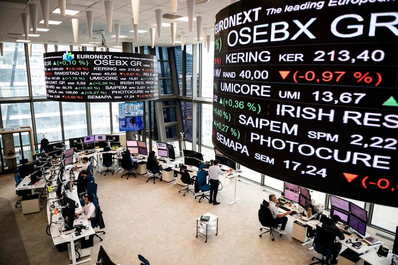 Las acciones europeas caen mientras las tensiones con Irán contrarrestan los sólidos resultados corporativos