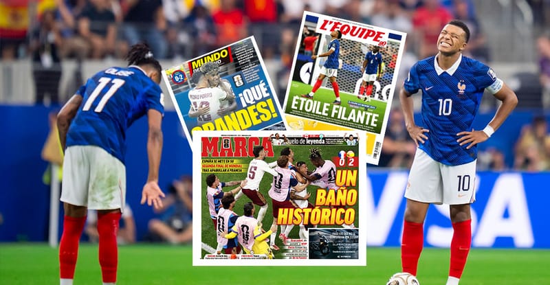 Prensa europea destroza a un “Impotente Francia” y a Deschamps por recurrir a críticas contra el árbitro imagen del post