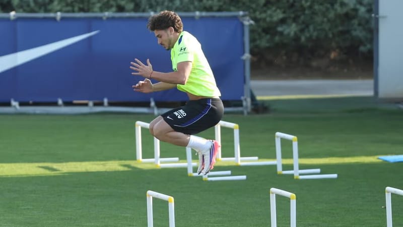 Julián Álvarez regresa a entrenar tras 2 días sin asistir Atlético de Madrid, pero lo hace excluido del equipo imagen del post