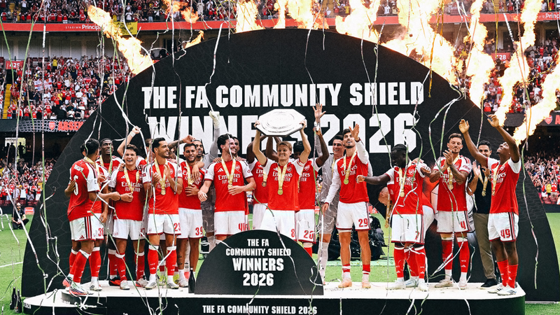 Arsenal golea 3-0 al Manchester City y gana el Community Shield imagen del post